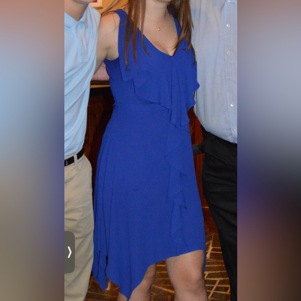 BCBG royal blue dress size 4